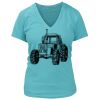 Women's Premium Deep V-Neck T-Shirt Thumbnail