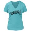 Women's Premium Deep V-Neck T-Shirt Thumbnail