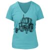 Women's Premium Deep V-Neck T-Shirt Thumbnail