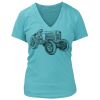 Women's Premium Deep V-Neck T-Shirt Thumbnail