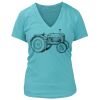 Women's Premium Deep V-Neck T-Shirt Thumbnail