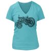 Women's Premium Deep V-Neck T-Shirt Thumbnail
