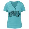 Women's Premium Deep V-Neck T-Shirt Thumbnail