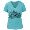 Women's Premium Deep V-Neck T-Shirt Thumbnail