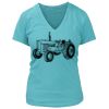 Women's Premium Deep V-Neck T-Shirt Thumbnail