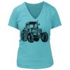 Women's Premium Deep V-Neck T-Shirt Thumbnail
