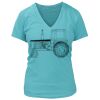 Women's Premium Deep V-Neck T-Shirt Thumbnail