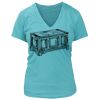 Women's Premium Deep V-Neck T-Shirt Thumbnail