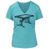 Women's Premium Deep V-Neck T-Shirt Thumbnail