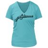 Women's Premium Deep V-Neck T-Shirt Thumbnail