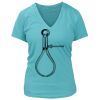 Women's Premium Deep V-Neck T-Shirt Thumbnail