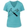 Women's Premium Deep V-Neck T-Shirt Thumbnail