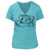 Women's Premium Deep V-Neck T-Shirt Thumbnail