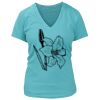 Women's Premium Deep V-Neck T-Shirt Thumbnail