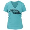 Women's Premium Deep V-Neck T-Shirt Thumbnail