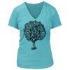Women's Premium Deep V-Neck T-Shirt Thumbnail