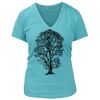 Women's Premium Deep V-Neck T-Shirt Thumbnail