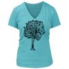 Women's Premium Deep V-Neck T-Shirt Thumbnail