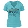 Women's Premium Deep V-Neck T-Shirt Thumbnail