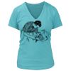 Women's Premium Deep V-Neck T-Shirt Thumbnail