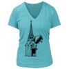 Women's Premium Deep V-Neck T-Shirt Thumbnail