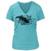 Women's Premium Deep V-Neck T-Shirt Thumbnail
