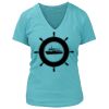 Women's Premium Deep V-Neck T-Shirt Thumbnail
