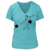 Women's Premium Deep V-Neck T-Shirt Thumbnail