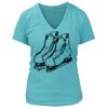 Women's Premium Deep V-Neck T-Shirt Thumbnail