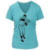 Women's Premium Deep V-Neck T-Shirt Thumbnail