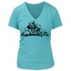 Women's Premium Deep V-Neck T-Shirt Thumbnail