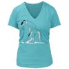 Women's Premium Deep V-Neck T-Shirt Thumbnail