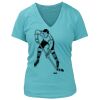 Women's Premium Deep V-Neck T-Shirt Thumbnail