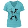 Women's Premium Deep V-Neck T-Shirt Thumbnail