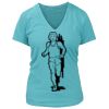 Women's Premium Deep V-Neck T-Shirt Thumbnail