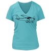 Women's Premium Deep V-Neck T-Shirt Thumbnail