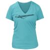 Women's Premium Deep V-Neck T-Shirt Thumbnail