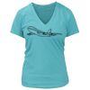Women's Premium Deep V-Neck T-Shirt Thumbnail