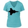 Women's Premium Deep V-Neck T-Shirt Thumbnail