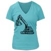 Women's Premium Deep V-Neck T-Shirt Thumbnail
