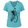 Women's Premium Deep V-Neck T-Shirt Thumbnail