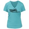 Women's Premium Deep V-Neck T-Shirt Thumbnail