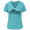 Women's Premium Deep V-Neck T-Shirt Thumbnail