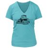 Women's Premium Deep V-Neck T-Shirt Thumbnail