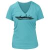 Women's Premium Deep V-Neck T-Shirt Thumbnail