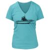 Women's Premium Deep V-Neck T-Shirt Thumbnail