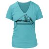 Women's Premium Deep V-Neck T-Shirt Thumbnail
