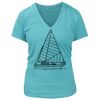 Women's Premium Deep V-Neck T-Shirt Thumbnail
