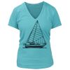 Women's Premium Deep V-Neck T-Shirt Thumbnail
