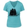 Women's Premium Deep V-Neck T-Shirt Thumbnail